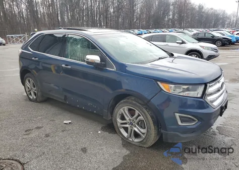 2017 Ford Edge Titanium из США, поврежденный, VIN 2FMPK4K94HBB54213